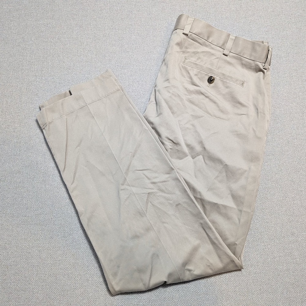 Brooks Brothers Advantage Chino Mens Pants Milano Beige 38x30 Classic W38 L30